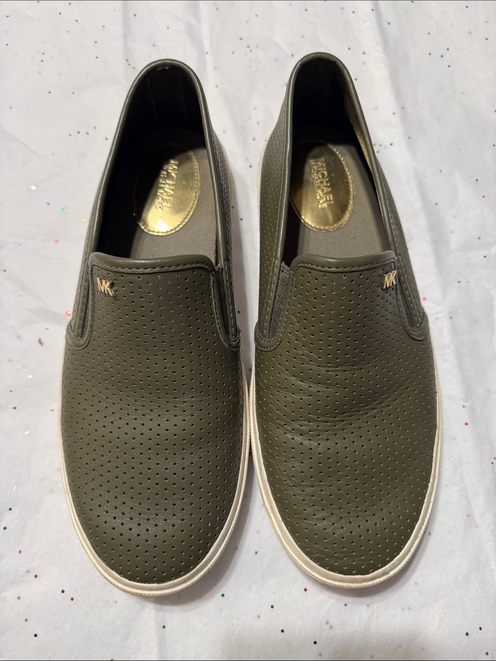 Michael Kors women’s Slip-On Sneakers in Olive